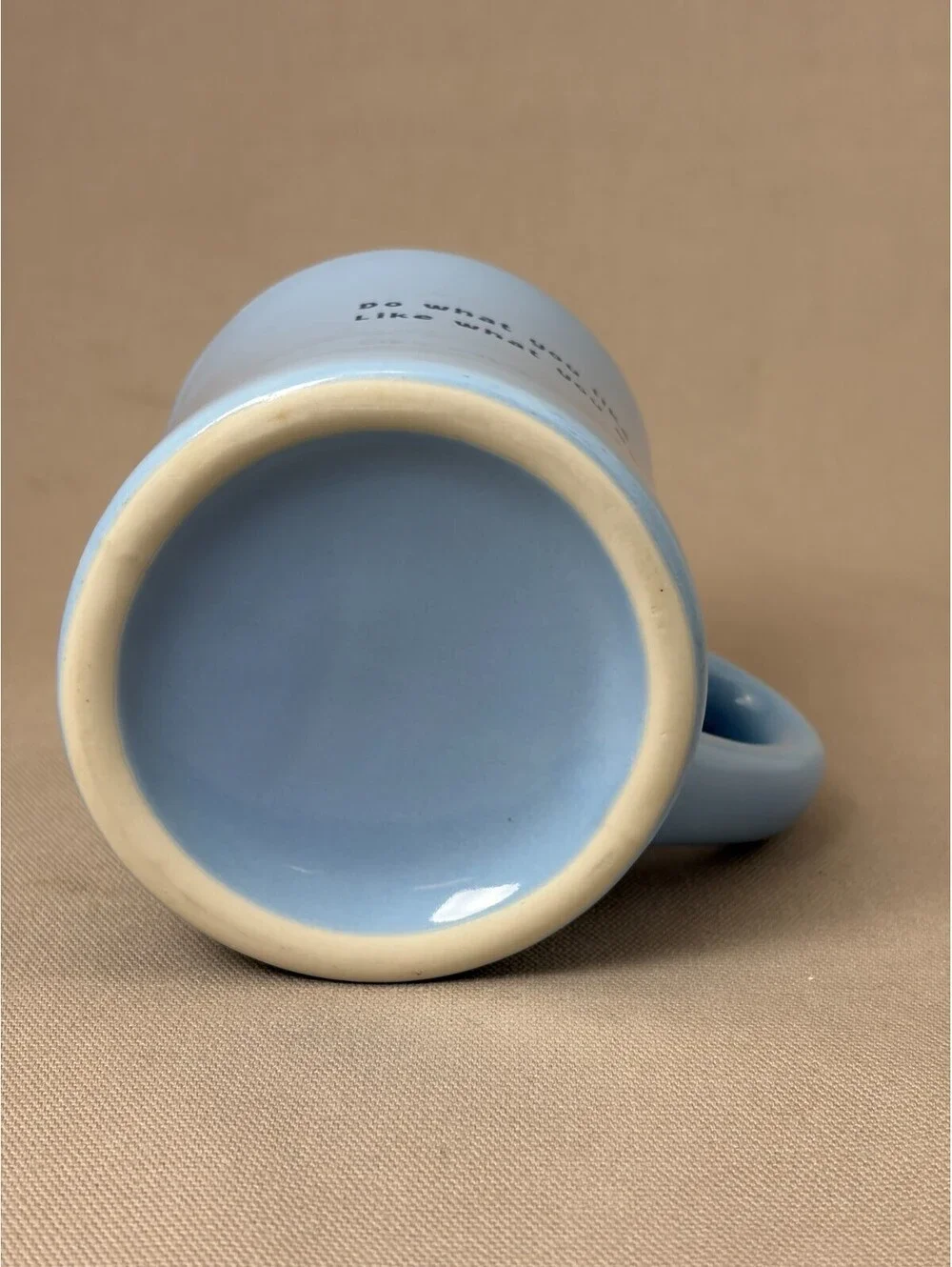 Life is Good Coffee Mug Blue Rocket Dog Campfire Marshmallow Diner Tea Cup 12oz